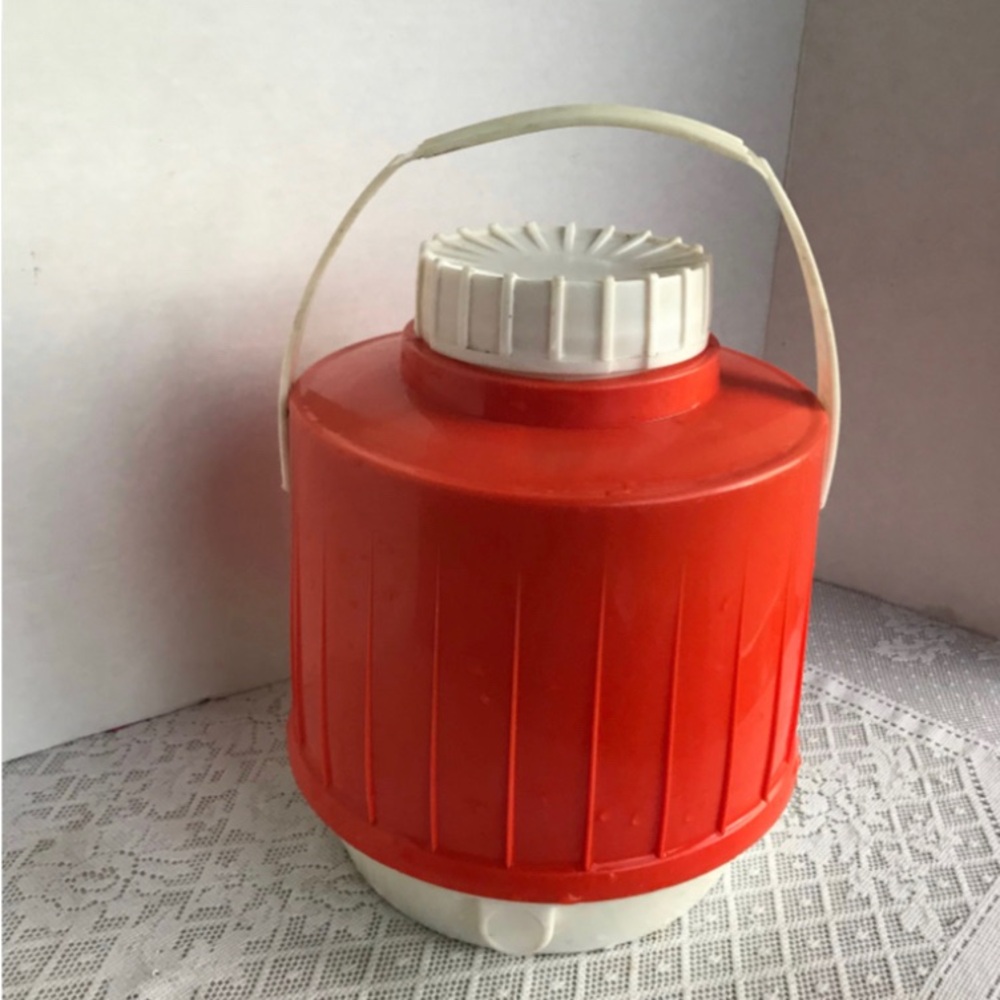 Vintage Orange Water Cooler